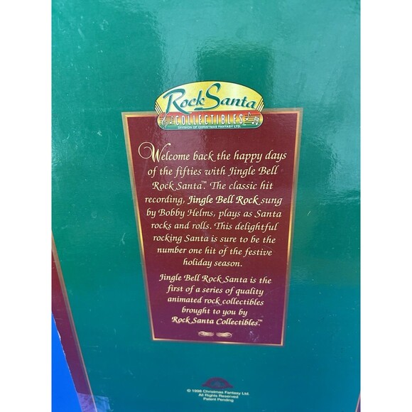 Santa Collectables Vintage Christmas 1998 Jingle Bell Rock Dancing 16" Santa - Picture 14 of 15
